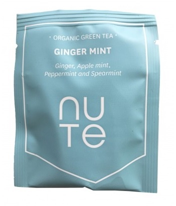 Nute Green Ginger Mint Teabags 10 Stk