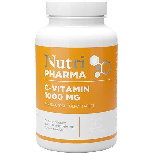 Nutripharma  -vitamin 1000 Mg 120 Tabletter