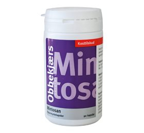 Obbekjærs Mintosan Pebermyntekap 200 Mg Bull 90 Kap