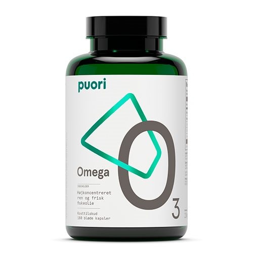 Omega-  Puori O3 180 Kapsler