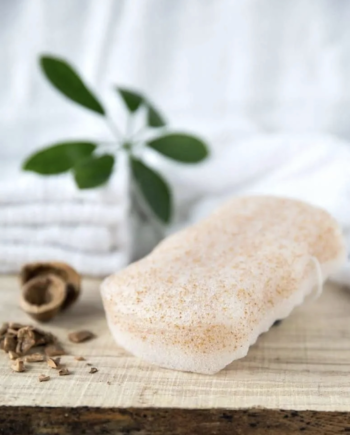 Organic Konjac Valnød Body Svamp