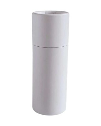 Papstift Rund 35 Gram Ml Hvid Fsc-pap  86 Mm Høj  31 Mm Diameter Hedenhus Velegnet Til Læbepomade  Voks  Deodorant