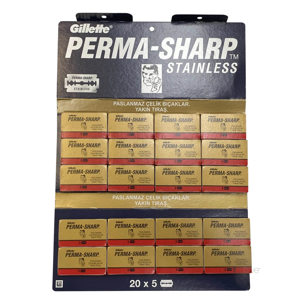Permasharp Super De-barberblade    Stang  20x5 Stk   100 Stk