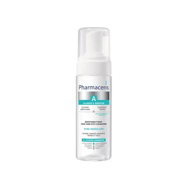 Pharmaceris   Puri-sensilium Beroligende Renseskum Til Ansigt Og øjenomgivelser  150ml