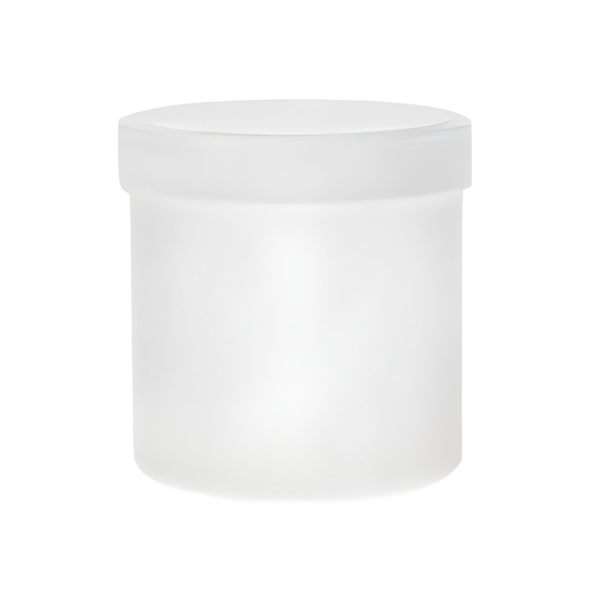 Plast Bøtte 250 Ml Med Låg  Hvid  Pp Plast  81 Mm Høj  81   Mm Diameter Hedenhus Gavefri  Lugtfri  Genbrugelig