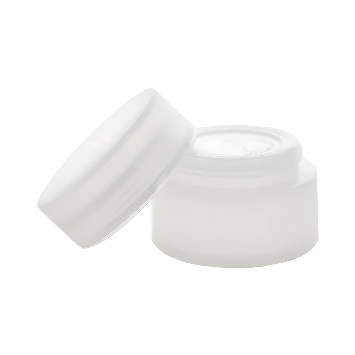 Plast Cremebøtte 50 Ml Semi-gennemsigtig Pp Plast  Diameter 64 Mm  Højde 52 Mm  Indvendigt Dæklåg Hedenhus