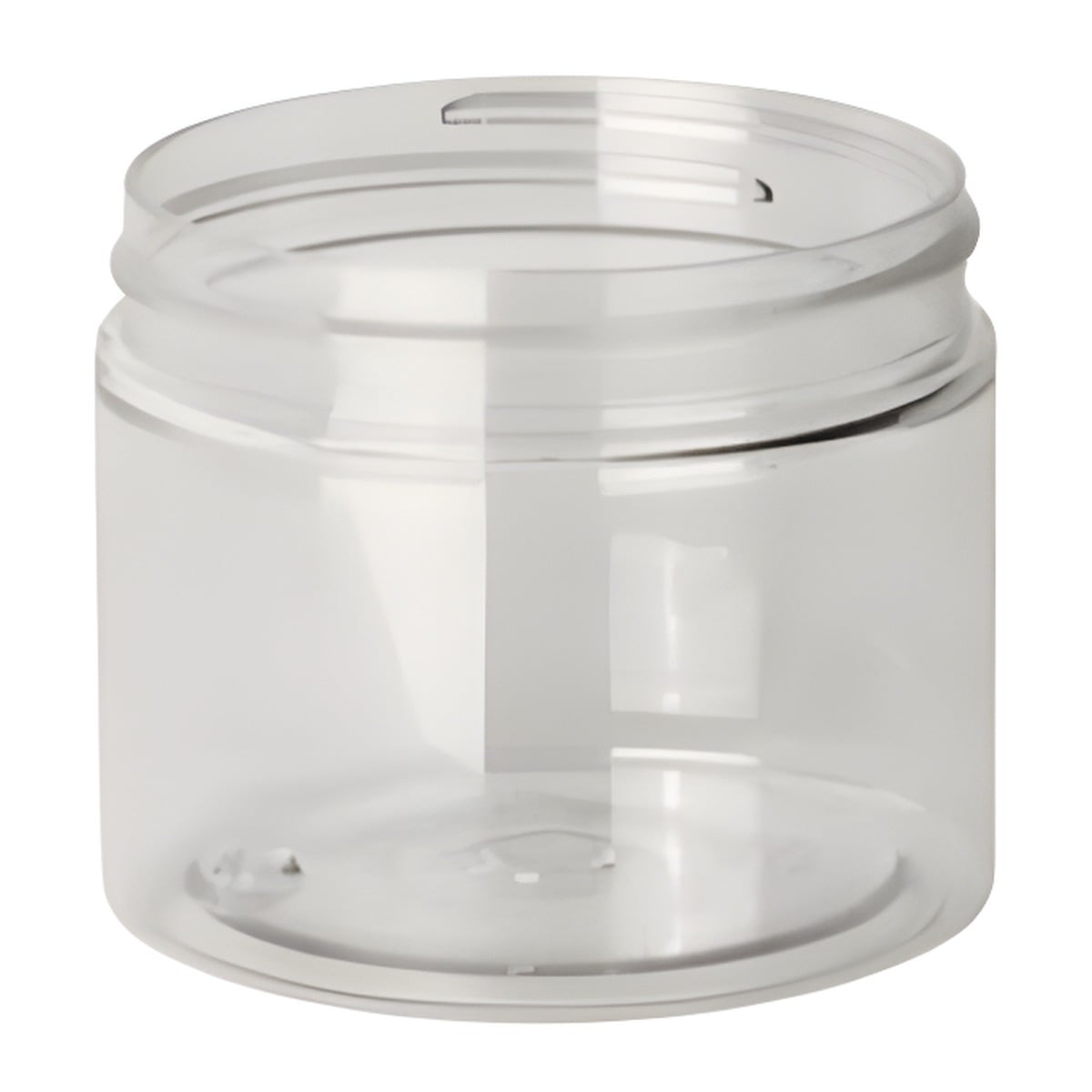Plastbøtte 200 Ml Klar Pet  70 Mm Gevind  ø72   H66 Mm  Ca  24   Hedenhus Genanvendelig  Lugtfri  Til Cremer Og Salver