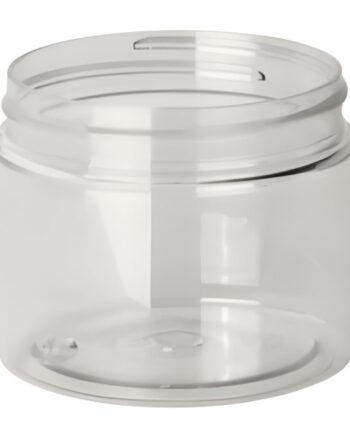 Plastbøtte 200 Ml Klar Pet  70 Mm Gevind  ø72   H66 Mm  Ca  24   Hedenhus Genanvendelig  Lugtfri  Til Cremer Og Salver