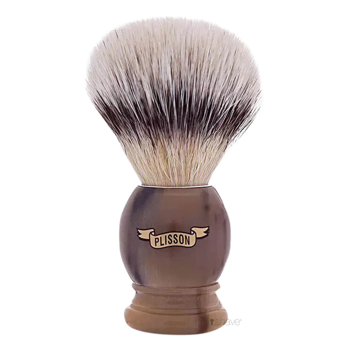 Plisson 1808 Barberkost  High Mountain White Fibre   Genuine Horn  Original  Str  12