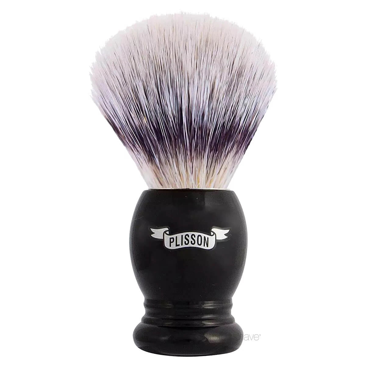 Plisson 1808 Barberkost  High Mountain White Fibre   Sort Akryl  Essentiel  Str  12