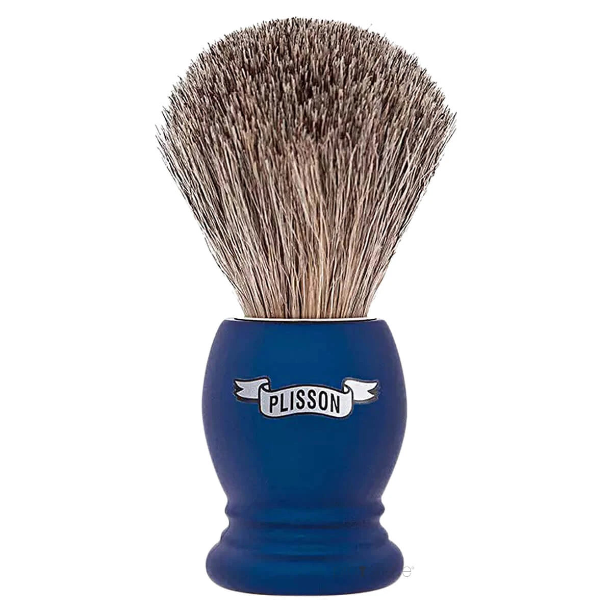 Plisson 1808 Barberkost  Russian Grey Badger   Night Blue  Essentiel  Str  12