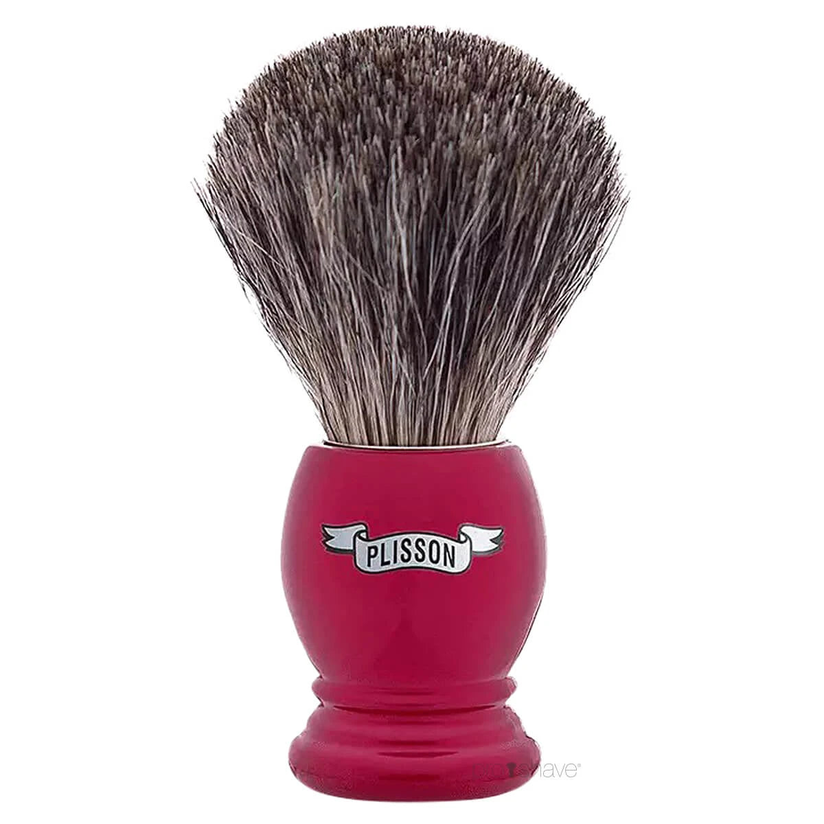 Plisson 1808 Barberkost  Russian Grey Badger   Pearl Red  Essentiel  Str  12