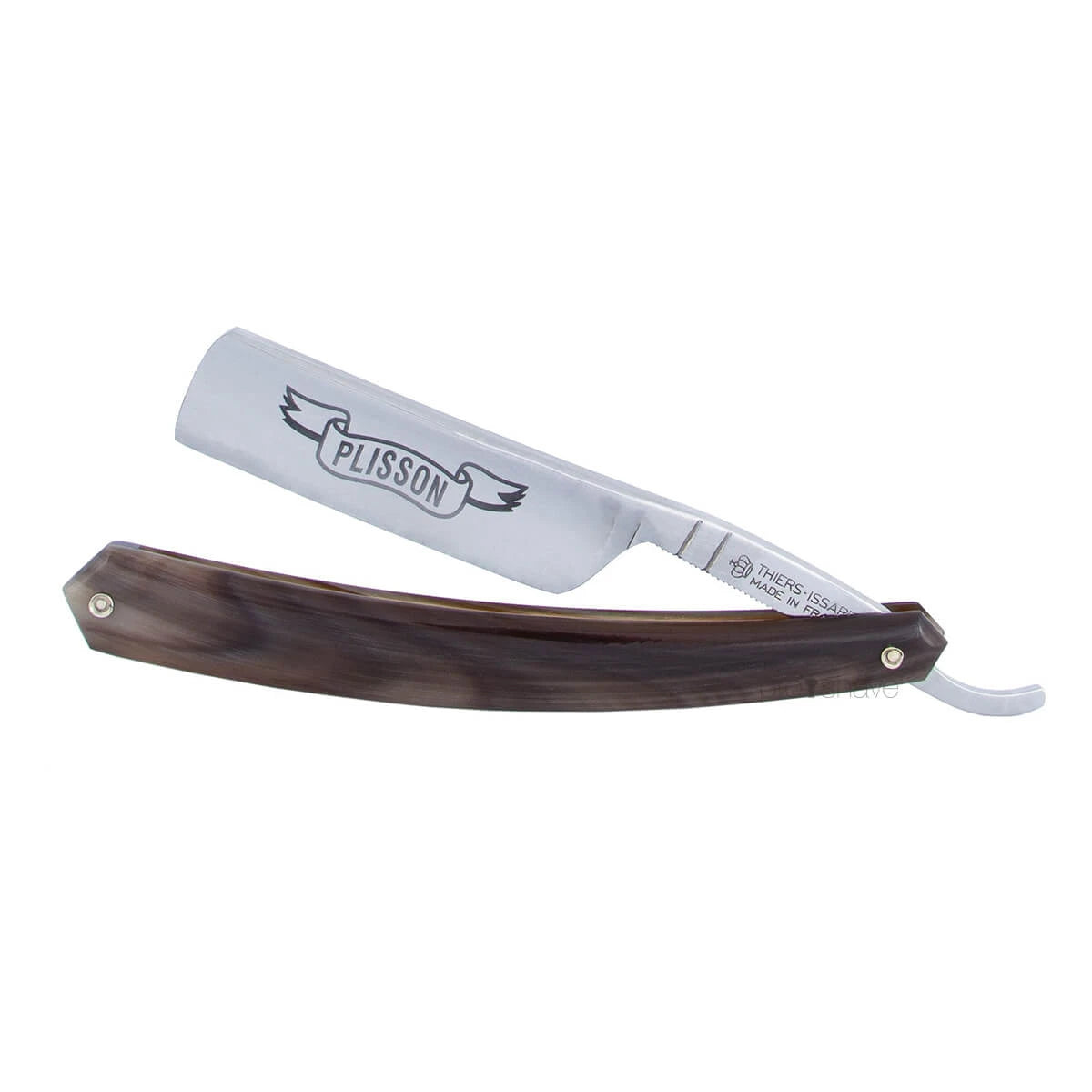 Plisson 1808 Straight Razor      Round Nose  Horn