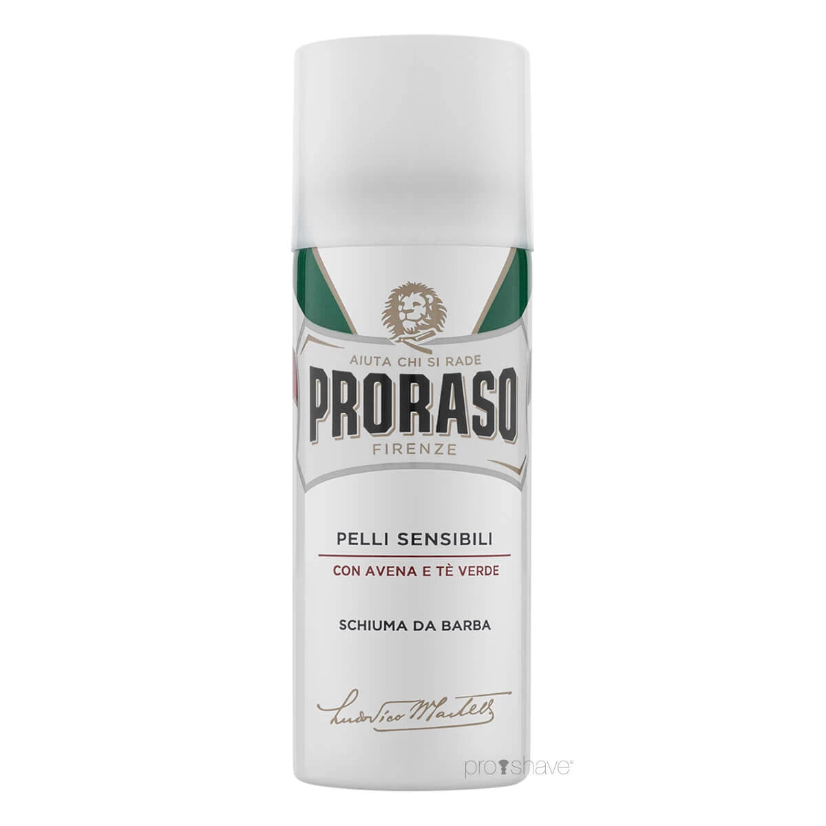 Proraso Barberskum Sensitive  Grøn Te   Havre  50 Ml