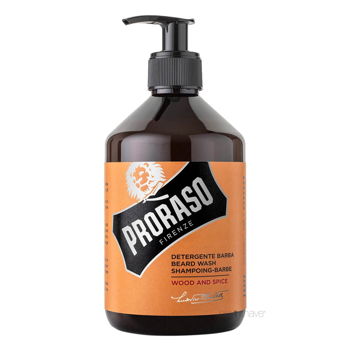 Proraso Skægshampoo  Wood   Spice  500 Ml   Salon