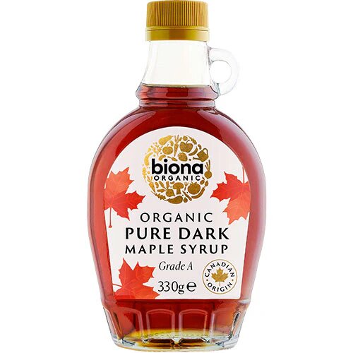 Pure Mørk Ahornsirup Grade   øko  330 Gram