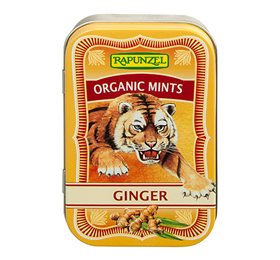 Rapunzel Mintpastiller Ingefær 50g