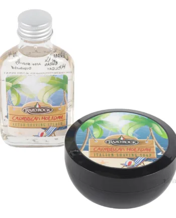 Razorock Caribbean Holiday Sæt  Barbersæbe Og Aftershave