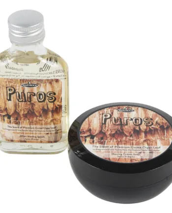 Razorock Puros Sæt  Barbersæbe Og Aftershave