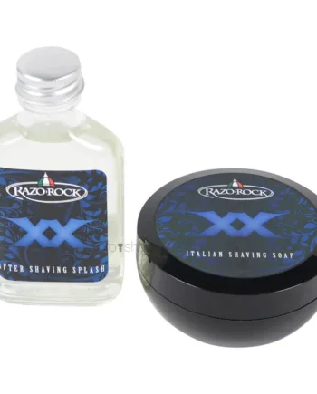 Razorock Xx Sæt  Barbersæbe Og Aftershave