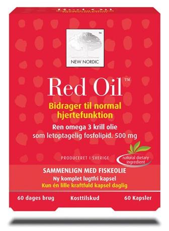 Red Oil Omega-  Krill Olie  60kap