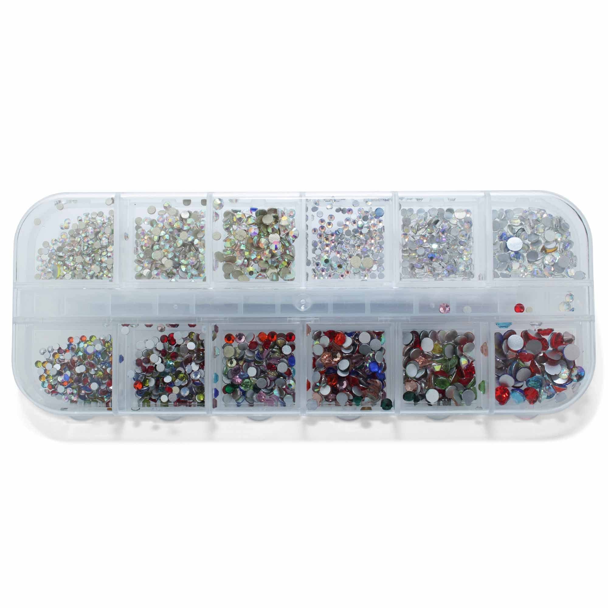 Rhinestone Forskellige Farver Krystal Glas Rhinesten No