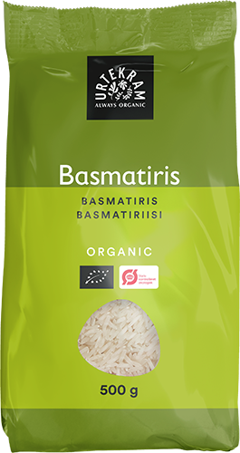 Ris Basmati Hvide øko   500 Gram