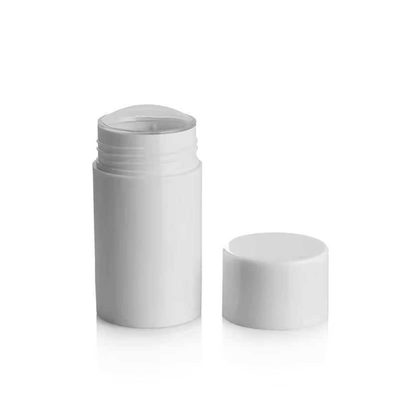 Rundt Tomt Stifthylster 30 Ml Hvid Hård Plast Lugtfri Hedenhus Kan Bruges Til Læbepomade Eller Deodorant