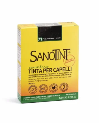 Sanotint Hårfarve Sort Sensitive 71