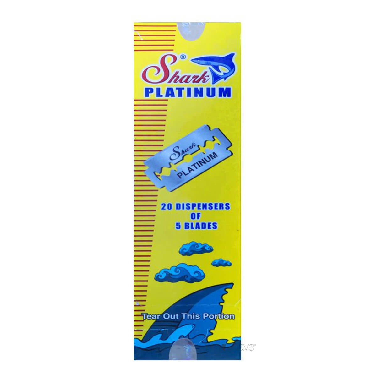 Shark Platinum De-barberblade    Stang  10x10 Stk   100 Stk
