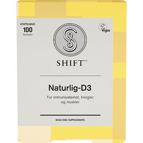 Shift Naturlig D3 100 Tabletter