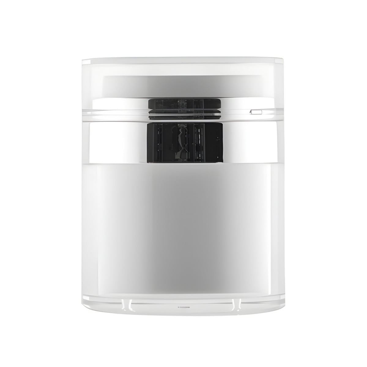 Slangeløs Krukke Med Pumpe 50 Ml Hvid  Sølv  Hård Pp Plast  Genopfyldelig  Giftfri Hedenhus
