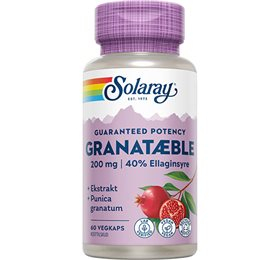 Solaray Granatæble Ekstrakt 60 Kapsler