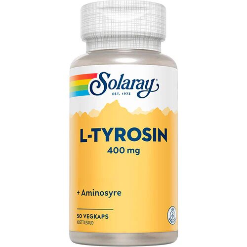 Solaray -tyrosin 50 Kapsler