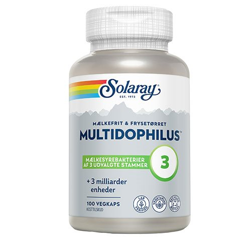 Solaray Multidophilus   Mælkefri 100 Kaps