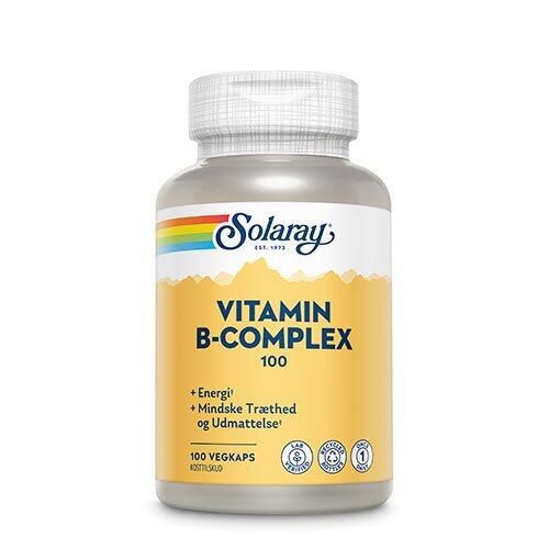Solaray Vitamin  -complex 100 Kapsler