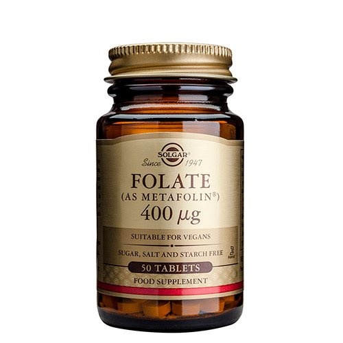Solgar Folat  Metafolin  400ug  50 Tab 12 50g
