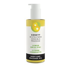 Sonett Krops Massageolie Citron Og Cembrafyr 145ml