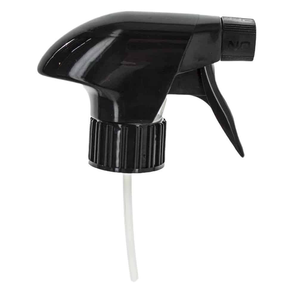 Spraylåg Med Udløser 28 410 Sort  Pp Plast  Slange 240 Mm  Tilpasningsbar Hedenhus Giftfri  Genanvendelig