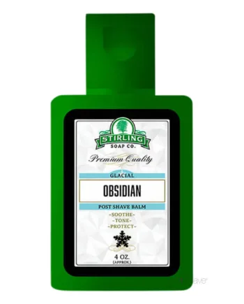 Stirling Soap Company Aftershave Balm  Glacial Obsidian  118 Ml