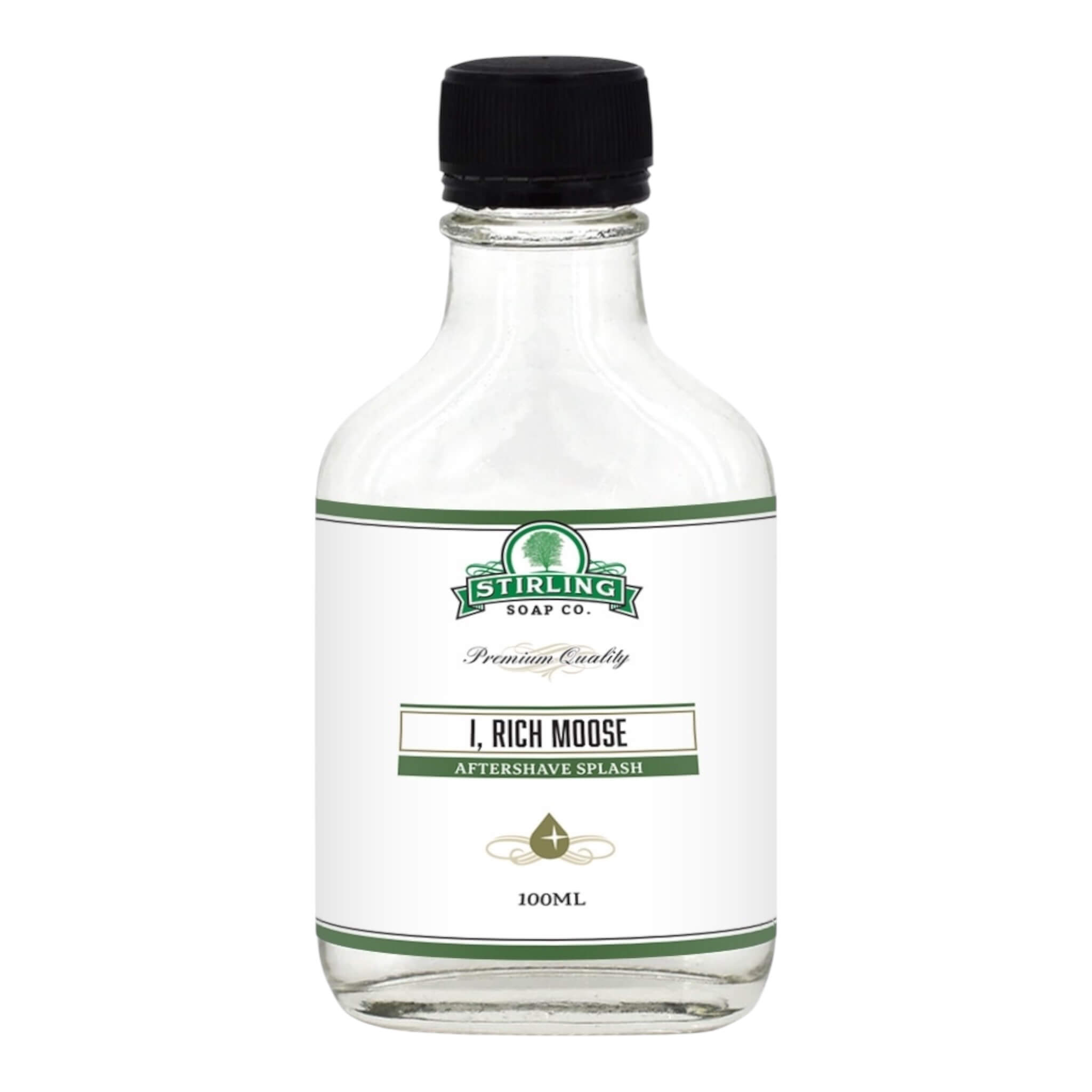 Stirling Soap Company Aftershave Splash    Rich Moose  100 Ml