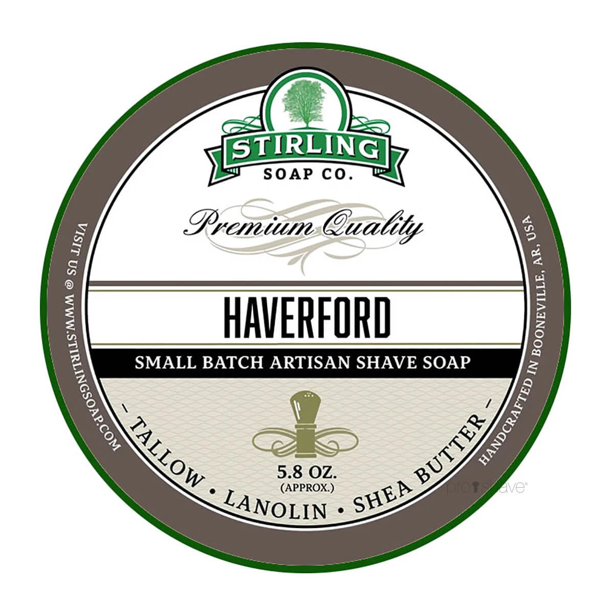 Stirling Soap Company Barbersæbe  Haverford  170 Ml