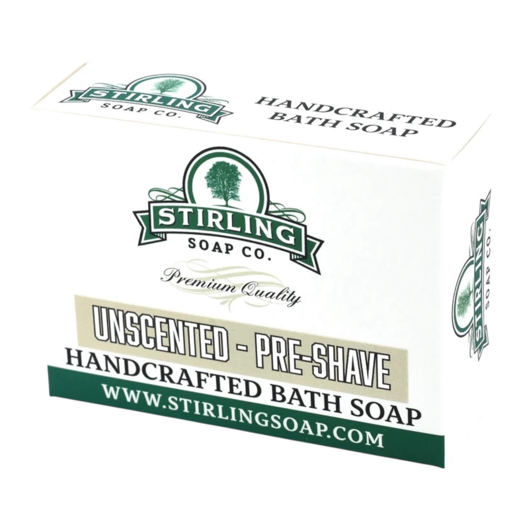 Stirling Soap Company Preshave Bar  Unscented  155