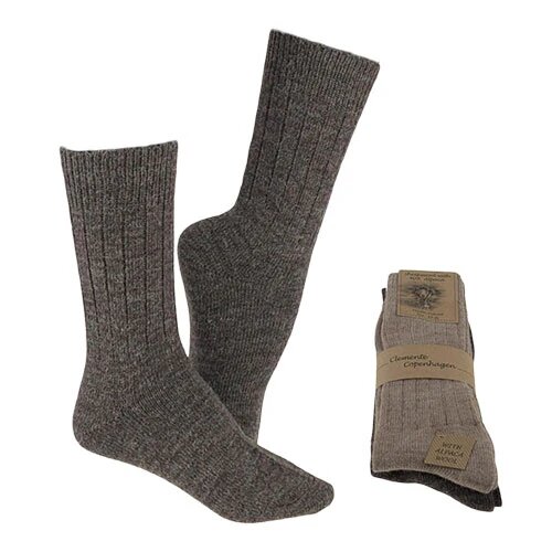 Strømper Brun   Beige Str  39 42  -pak