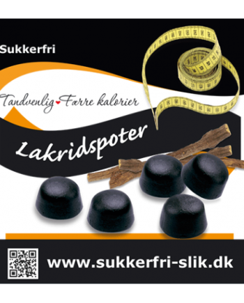 Sukkerfri Lakridspoter 80