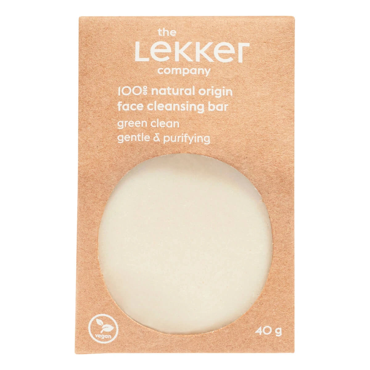 The Lekker Company Face Bar  Green Clean  40