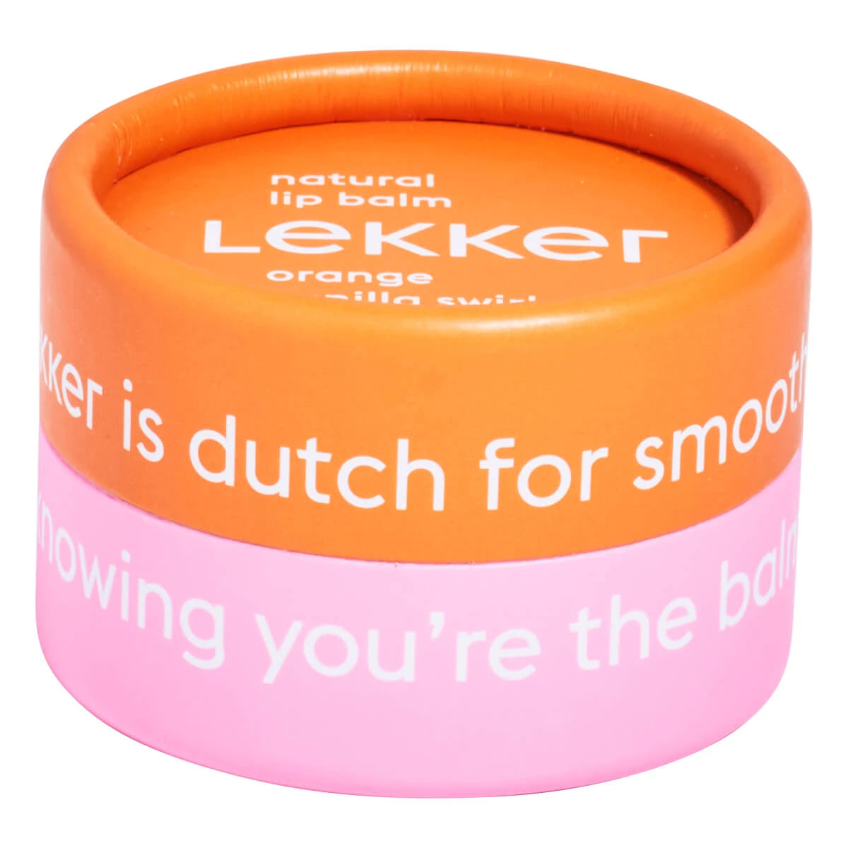 The Lekker Company Lip Balm  Orange Vanilla Swirl