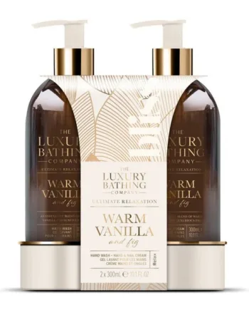 The Luxury Bathing Company Warm Vanilla   Fig 2x300ml