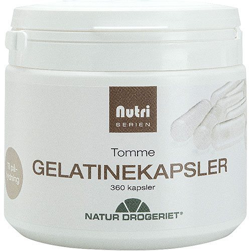 Tomme Gelatine Kapsler 360 Stk