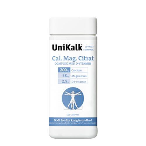 Unikalk Cal-mag-citrat  140tab
